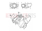 SUZUKI GT250E X (1999) 3 - CRANKCASE COVER