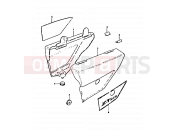 SUZUKI GT250E X (1999) 60 - FRAME COVER (MODEL X)