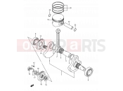 SUZUKI LS650 M (1991) Savage (E03,E28,E33) 5 - CRANKSHAFT
