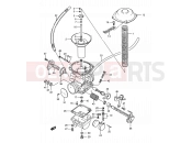 SUZUKI LS650 M (1991) Savage (E03,E28,E33) 10 - CARBURETOR