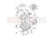1 - CYLINDER HEAD - Suzuki LS650 P (1993) Savage (E03,E28,E33)