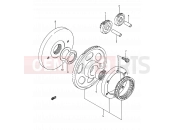 7 - STARTER CLUTCH - Suzuki LS650 P (1993) Savage (E03,E28,E33)