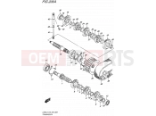 206A - TRANSMISSION - Suzuki LS650 L5 (2015) Savage (E03,E28,E33)