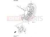 530A - FRONT WHEEL - Suzuki LS650 L5 (2015) Savage (E03,E28,E33)