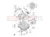 SUZUKI LS650P T (1996) Savage (E03,E28,E33) 1A - CYLINDER HEAD