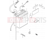 SUZUKI LS650P T (1996) Savage (E03,E28,E33) 19 - BATTERY