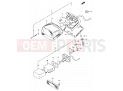 SUZUKI LS650P T (1996) Savage (E03,E28,E33) 24 - REAR COMBINATION LAMP
