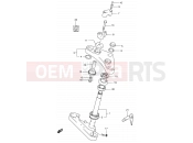SUZUKI LS650P T (1996) Savage (E03,E28,E33) 42 - STEERING STEM