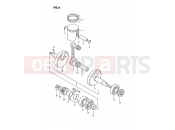 SUZUKI PV50 X (1999) 6 - CRANKSHAFT