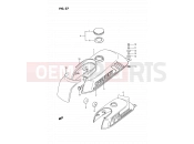 27 - FUEL TANK (MODEL D/H E15,MODEL H E43) - Suzuki PV50 H (1987)