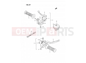 37 - HANDLE SWITCH (E15) - Suzuki PV50 H (1987)