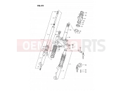 32 - FRONT FORK - Suzuki PV50 H (1987)