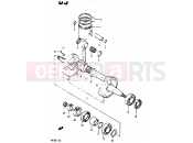 SUZUKI RG125 J (1988) Gamma 4 - CRANKSHAFT