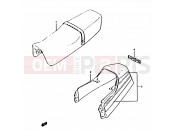 SUZUKI RG125C G (1986) Gamma 2A - SEAT TAIL COVER