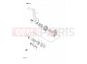 SUZUKI RM125 M (1991) (E02,E04,E24) 13 - KICK STARTER