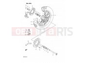 SUZUKI RM125 M (1991) (E02,E04,E24) 35A - REAR WHEEL (MODEL L/M)
