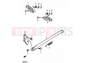 SUZUKI RM250 K (1989) (E02,E04,E24) 17 - STAND-FOOTREST