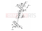 SUZUKI RM250 K (1989) (E02,E04,E24) 23 - STEERING STEM (MODEL K/L)