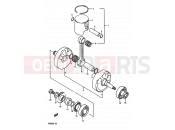 SUZUKI RM250 L (1990) (E02,E04,E24) 5A - CRANKSHAFT (MODEL L)