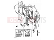 SUZUKI RM250 L (1990) (E02,E04,E24) 9 - RADIATOR (MODEL K/L)