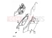 SUZUKI RM250 L (1990) (E02,E04,E24) 21 - FRAME COVER (MODEL K/L/M)