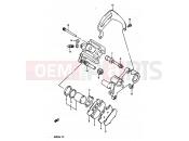SUZUKI RM250 L (1990) (E02,E04,E24) 36A - REAR CALIPERS (MODEL L)