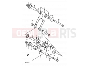 SUZUKI RM250 M (1991) (E02,E04,E24) 33B - CUSHION LEVER (MODEL M)