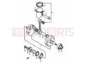 SUZUKI RM250 R (1994) (E02,E04,E24) 5A - CRANKSHAFT (MODEL R/S)
