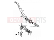 SUZUKI RM250 R (1994) (E02,E04,E24) 13 - KICK STARTER
