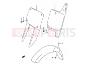 SUZUKI RM250 Y (2000) (E02,E04,E24) 22 - FRONT FENDER