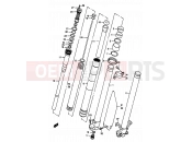 SUZUKI RM250 Y (2000) (E02,E04,E24) 28D - FRONT DAMPER (MODEL Y)