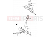 SUZUKI RM250 Y (2000) (E02,E04,E24) 29A - STEERING STEM (MODEL X/Y)