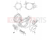 SUZUKI RM250 K2 (2002) (E02,E04,E24) 4 - CRANKCASE COVER- WATER PUMP