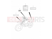 SUZUKI RM250 K2 (2002) (E02,E04,E24) 26 - LABEL