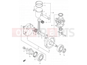 SUZUKI RM250 K1 (2001) (E03,E28) 5 - CRANKSHAFT (MODEL K1/K2)