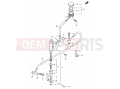 SUZUKI RM250 K3 (2003) (E03,E28) 38A - REAR MASTER CYLINDER (MODEL K3)