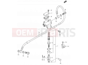 SUZUKI RM250 K4 (2004) (E03,E28) 38B - REAR MASTER CYLINDER (MODEL K4)