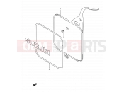 SUZUKI RM250 M (1991) (E03,E28,E33) 38 - FRONT NUMBER PLATE (MODEL K/L/M)