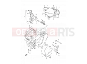 SUZUKI RM250 P (1993) (E03,E28,E33) 4 - CRANKCASE COVER (MODEL P)