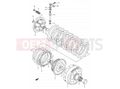 SUZUKI RM250 P (1993) (E03,E28,E33) 10 - CLUTCH (MODEL P)