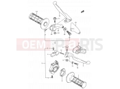 SUZUKI RM250 P (1993) (E03,E28,E33) 26 - HANDLE SWITCH (MODEL P/R)