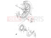 SUZUKI RM250 P (1993) (E03,E28,E33) 24 - FRONT WHEEL