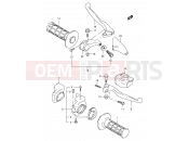 SUZUKI RM250 T (1996) (E02) 24 - HANDLE LEVER