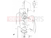 SUZUKI RM250 T (1996) (E03,E28,E33) 6 - CARBURETOR (MODEL T)