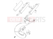 SUZUKI RM250 T (1996) (E03,E28,E33) 8 - MUFFLER