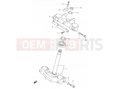 SUZUKI RM250 T (1996) (E03,E28,E33) 29 - STEERING STEM (MODEL T/V/W)