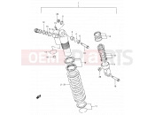 SUZUKI RM250 T (1996) (E03,E28,E33) 34 - SHOCK ABSORBER (MODEL T)