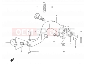 SUZUKI RM250 W (1998) (E03,E28,E33) 18 - REAR BRAKE