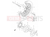 SUZUKI RM250 W (1998) (E03,E28,E33) 30A - FRONT WHEEL (MODEL V/W/X/Y)
