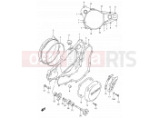 SUZUKI RM250 X (1999) (E03,E28,E33) 4 - CRANKCASE COVER- WATER PUMP
